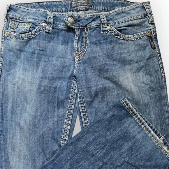 Silver Tuesday 16.5 Bootcut Jeans, Size 32 - Picture 4 of 12